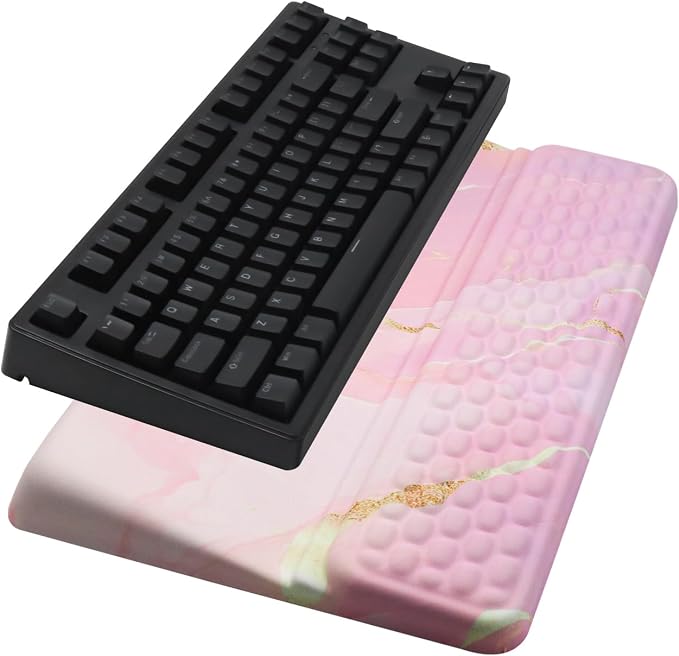 Ergonomic Keyboard Stand with Wrist Rest, Computer Wrist Support Pad, Tilted by CFHYZAZNCL