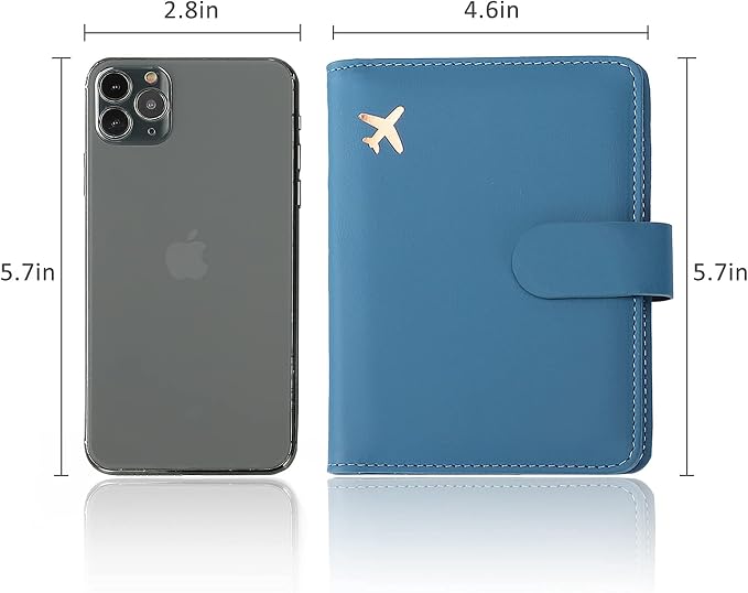 Melsbrinna Unisex-Adults RFID Blocking Travel Passport Cover/Case, Cute - Image 6