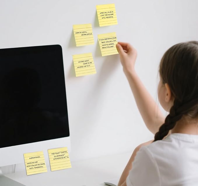 10 Pack Yellow Sticky Notes 3x3 in - Image 4