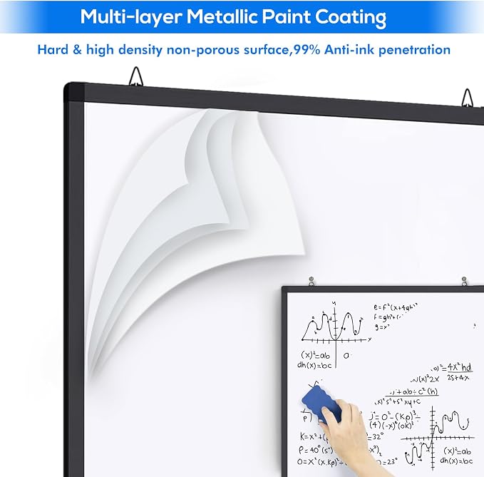 Large Magnetic Whiteboard, maxtek 60 x 36 Magnetic Dry Erase Board Foldable - Image 5