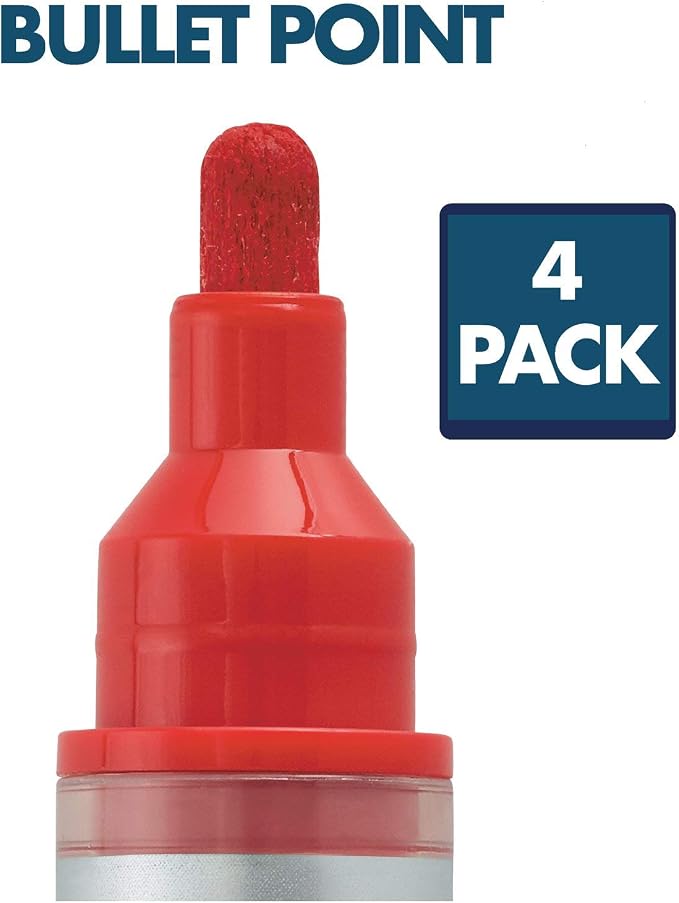 Quartet Glass Board Dry Erase Markers, Bullet Tip, 4 Pack - Image 4