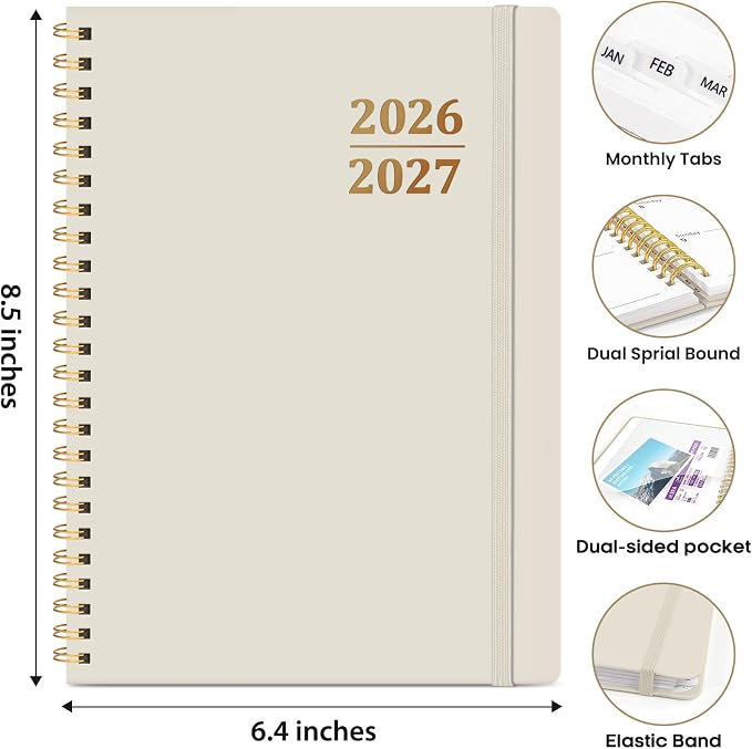 Academic Planner 2026-2027, Weekly and Monthly Calendar Planner Book, July 2026 - Image 5