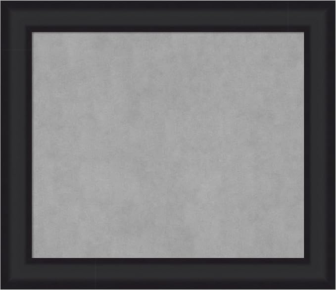 Amanti Art Black Framed Magnetic Board 25x29 Medium Vision Board by AmantiArt