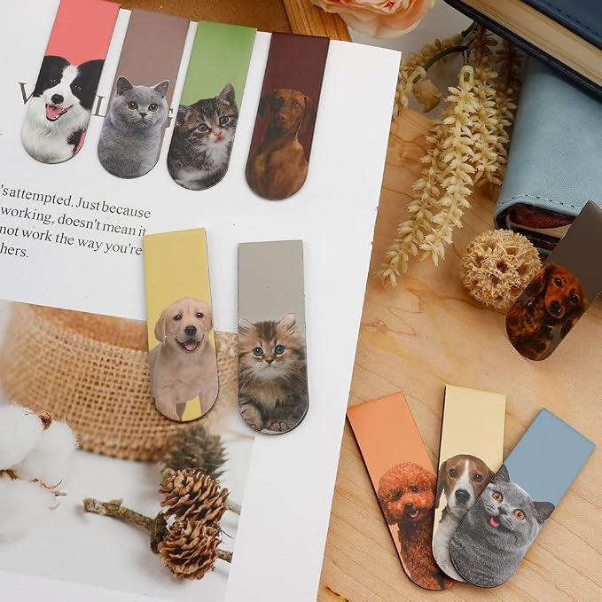 Magnetic 30PCS Cute Magnet Bookmark Clips - Image 5