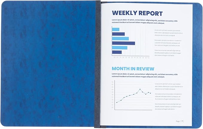 25 Blue Summit Supplies Pressboard Report Cover, Pressboard Binder 8.5x11 - Image 8