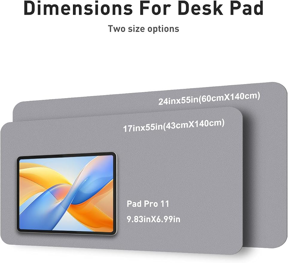 Aothia Faux Leather Desk Mat - Image 5
