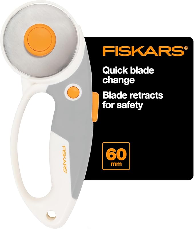 Fiskars 60mm Rotary Cutter for Fabric by Unknown