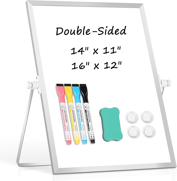Double-Sided Magnetic White Board by AMUSIGHT