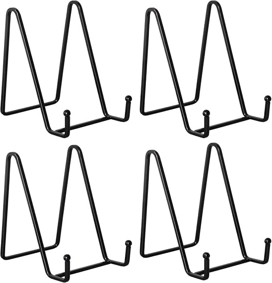 Kruodop 4 Pack 4" Metal Square Frame Easel Stands by Kruodop