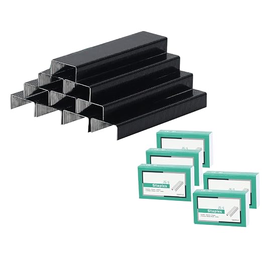 Multibey 5-Pack Black Staples Bulk Refill by MultiBey