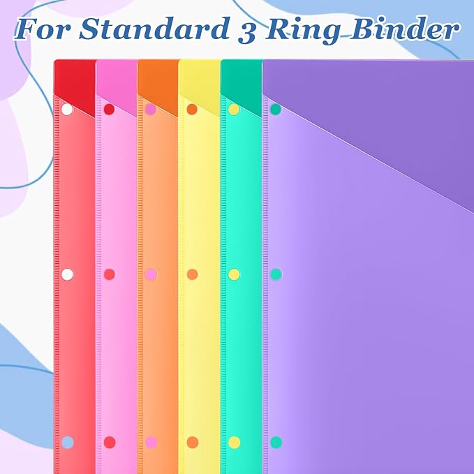 Epakh 24 Pcs Binder Dividers for 3 Rings Binders Index Dividers - Image 5