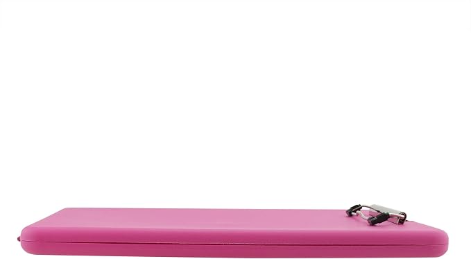 Saunders SlimMate Plastic Storage Clipboard Letter Size Pink, Assembled in USA - Image 3