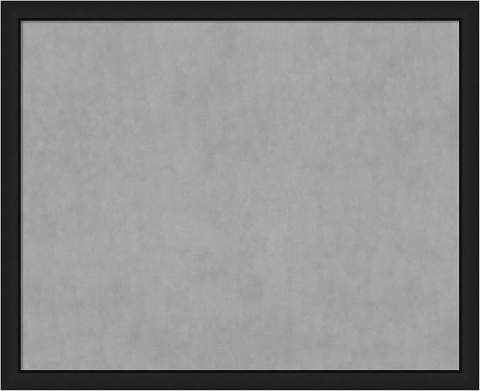 Amanti Art Black Framed Magnetic Board 35x43 X-Large Vision Board by AmantiArt
