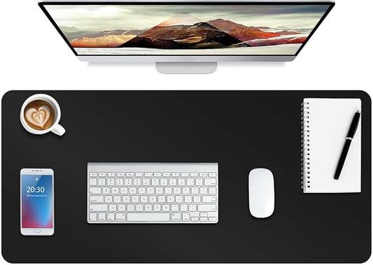 Boutilon Leather Desk Pad Protector, Non-Slip Mouse Pad, Laptop Desk Pad by Boutilon