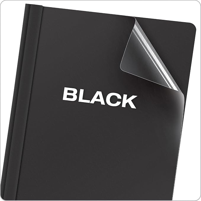 Oxford Clear Front Report Covers, Letter Size, 25 per Box - Image 10