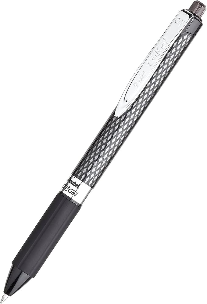 Pentel Oh! Gel Retractable Gel Pen, Medium Line, Box of 12 - Image 2