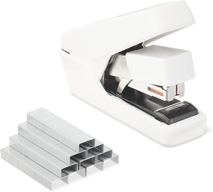 Amazon Basics Office Heavy Duty Stapler, Flat Clinch, Effortless, 40 Sheet by AmazonBasics