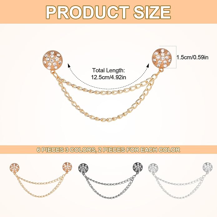 6pcs Magnetic Clothing Clips - Image 2