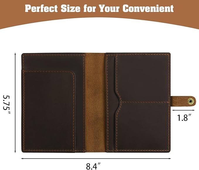 Jack&Chris Genuine Leather Passport Holder - Image 3