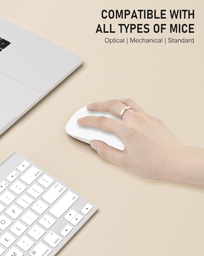 Desk Pad, 35.5" x 17" PU Leather Non-Slip Desk Mat Large Mouse Pad - Image 4