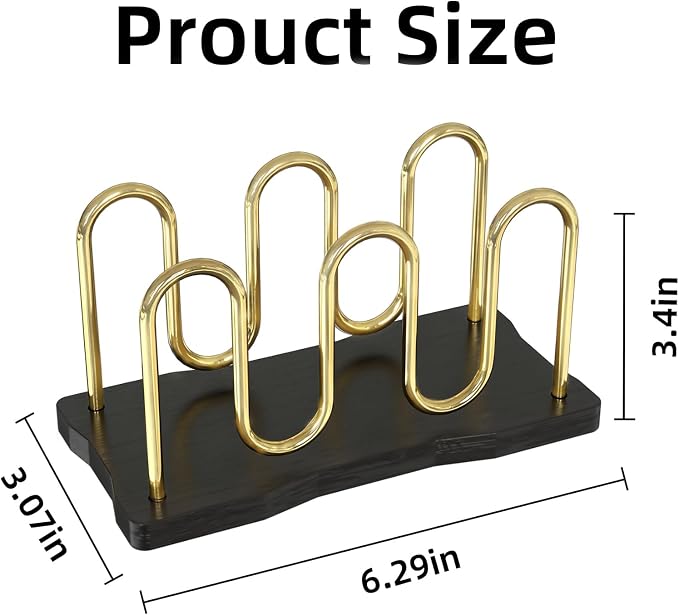 Mail Holder Organizer Countertop, Metal Mail Sorter - Image 2