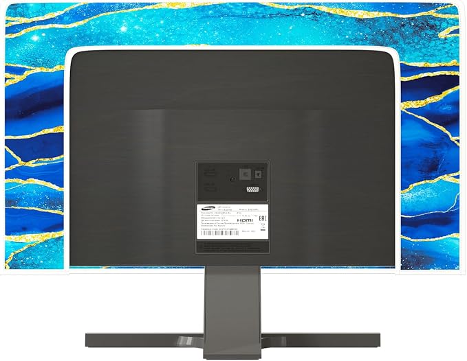 Baocicco Royal Blue Marble Waterproof TV Cover 40, 43 Inch Creative Design - Image 5
