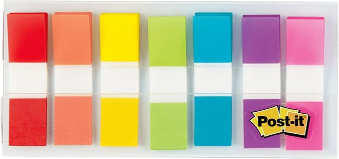 Post-it 1/2" Wide Flags in On-the-Go Dispenser – 190 Assorted Color Flags - Image 10
