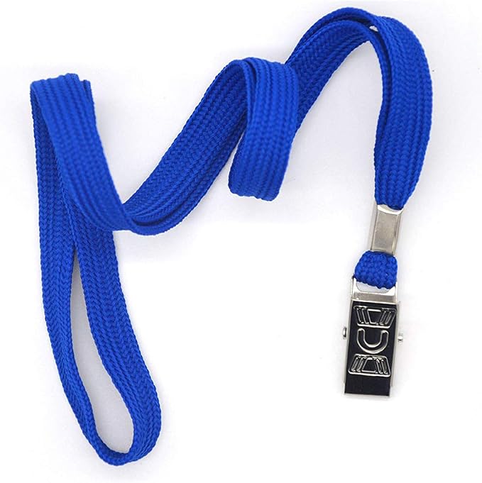 Bird Fiy Blue Lanyards 100 Pack Bulk Badge Lanyards - Image 4
