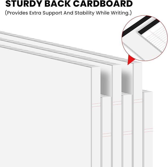 12pcs Legal Pads 8.5 x 11, Notepads 8.5 x 11 Inch, 30 Sheets/Pack, Perforate - Image 4