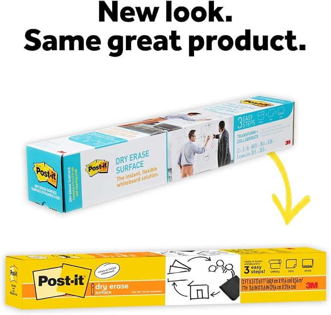 Post-it Dry Erase Whiteboard Film Surface - Image 4