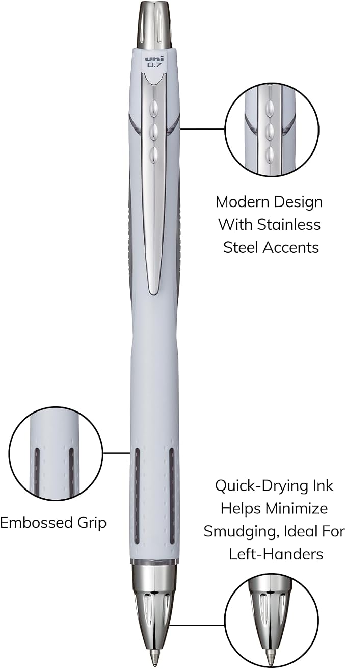 Uni-Ball Jetstream RT Ballpoint Pen, Fine Point, Sea Barrel, 6 Pens - Image 3
