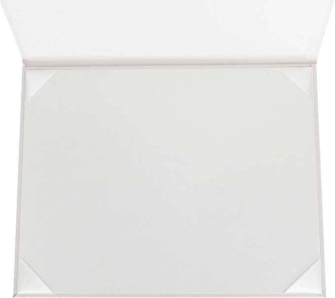 GraduationMall 8.5"x11" Smooth Padded Diploma Cover Certificate Holder White - Image 4