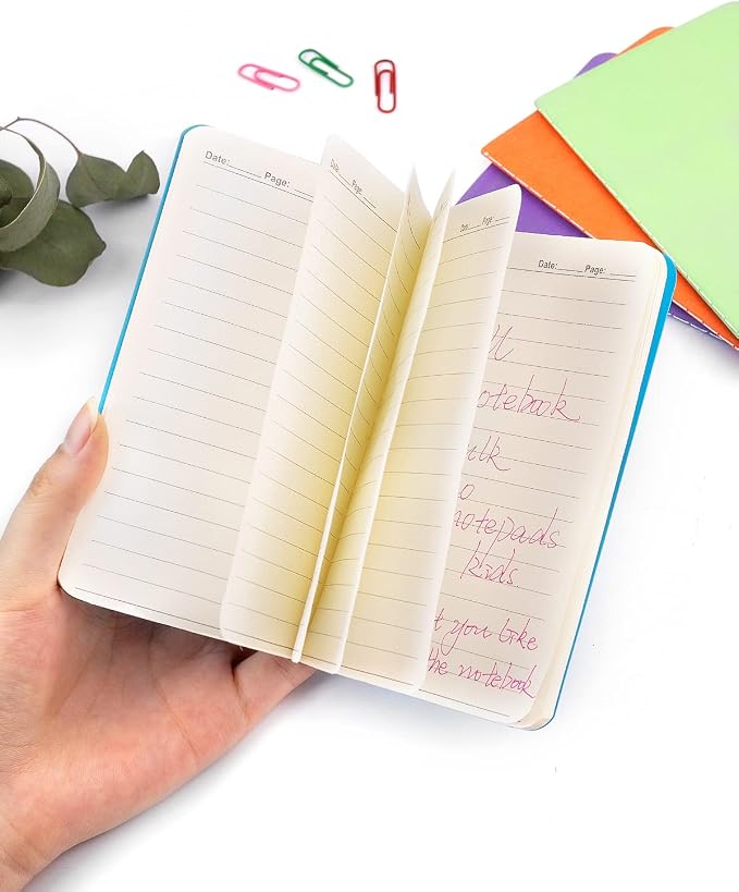 Small Lined Notepads Bulk 36 Pack Mini Pocket Notebooks Journal Set Colorful - Image 6