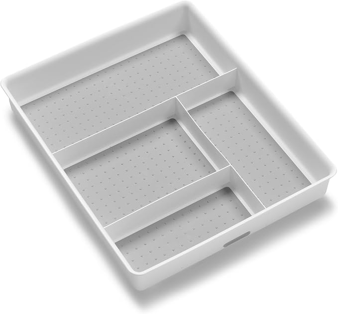 madesmart 4 Compartment Drawer Organizer, Office Tools, & Small Household Items by madesmart%C2%AE