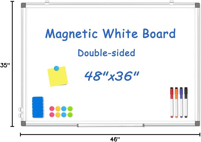 WALGLASS Large Whiteboard, Hanging Whiteboard - Image 9