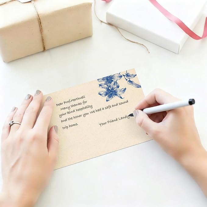 Spiareal 100 Pcs Blank Note Cards Blank Decorative Notecards Index Cards Bulk - Image 2