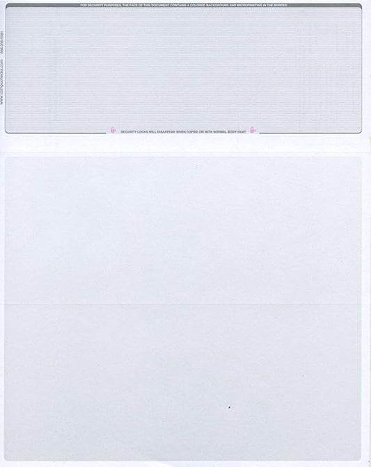 Compuchecks Top Blank Check Paper by Compuchecks