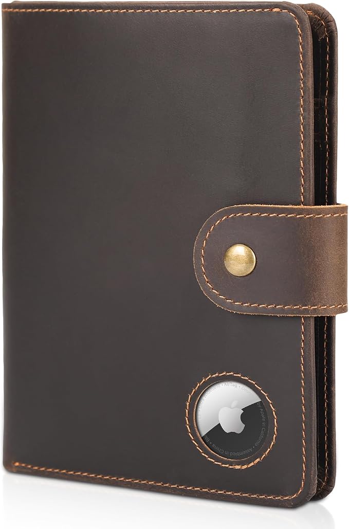 Polare Luxury RFID Blocking Leather Passport Holder Travel Wallet by polareoriginal