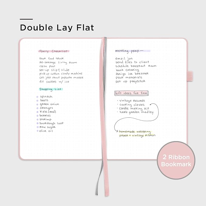 &And Per Se Dotted Journal Notebook, A5 Hardcover Aesthetic Dotted Notebook – - Image 4