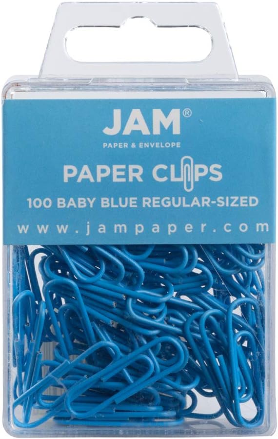 JAM PAPER Colorful Standard Paper Clips by JAMPaper