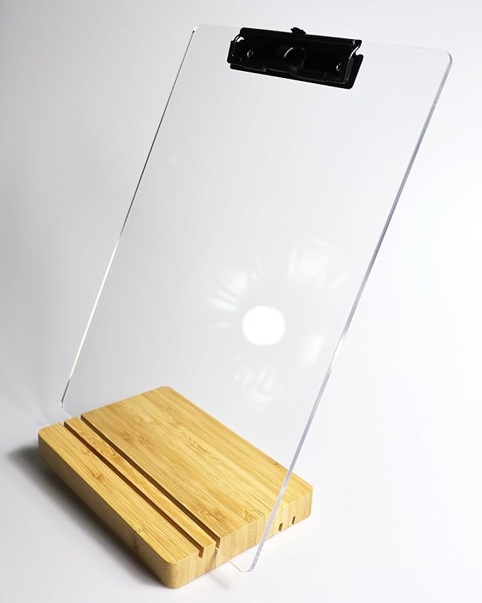 Clipboard with Stand, Sign Holder, Document Typing Paper Stand, Menu Display - Image 4