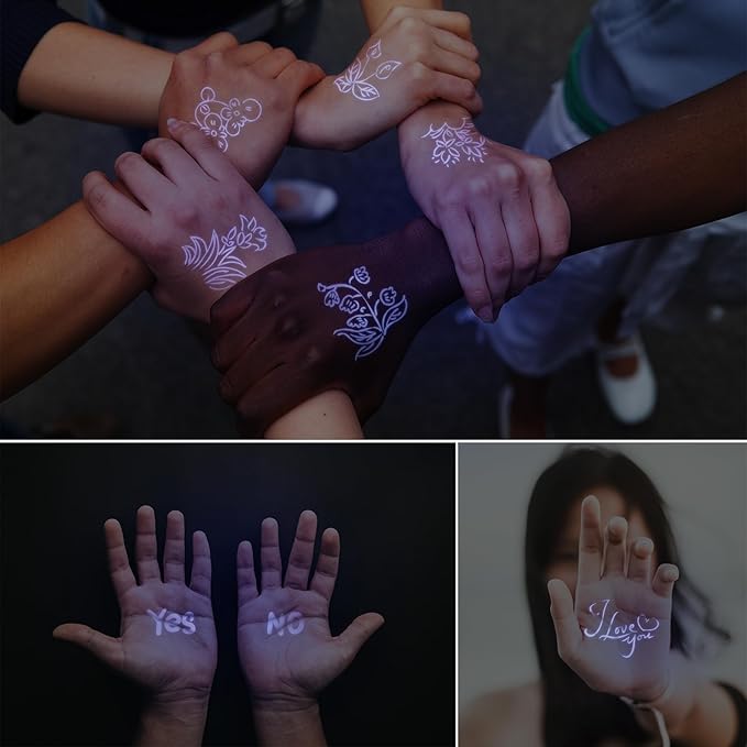 Invisible Ink Pens Gifts Cards. 24 Pack Spy Pen invisible pens with uv light for kids, Magic Pen for Secret Message, Birthday Party,Christmas, and Halloween Goodies Bags Toy(24PCS+Gifts Cards)-DeskLoop Office