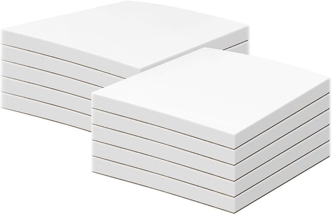 8.5 x 11" Blank White Memo Pads by SSuperfinePrinting