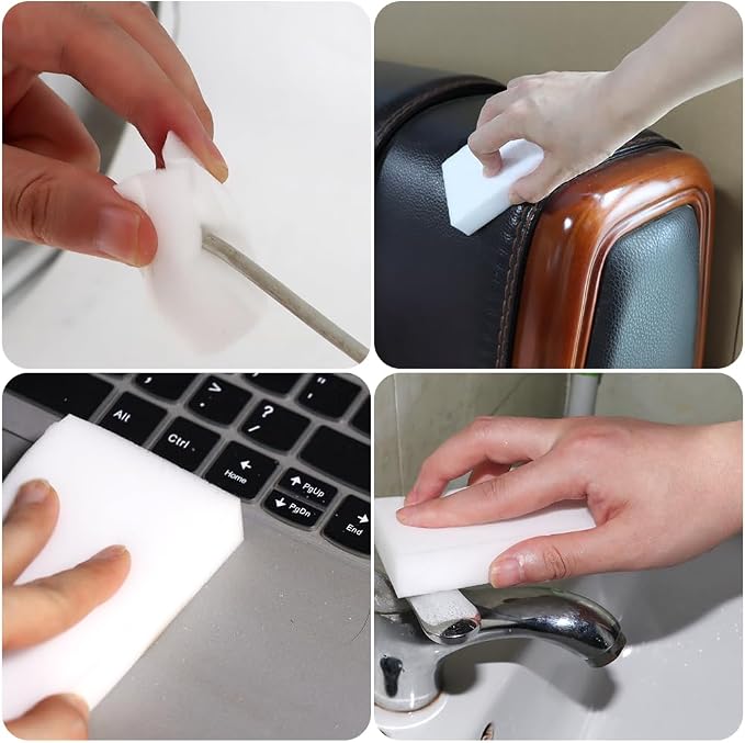 20 Pack Melamine Sponges Multi-Functional Cleaning Sponge Eraser - Image 5