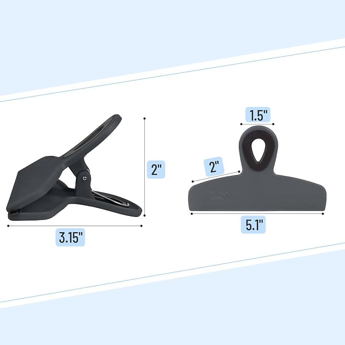 Mr. Pen- Magnetic Bag Clips, 4 Pack, Durable Plastic - Image 3