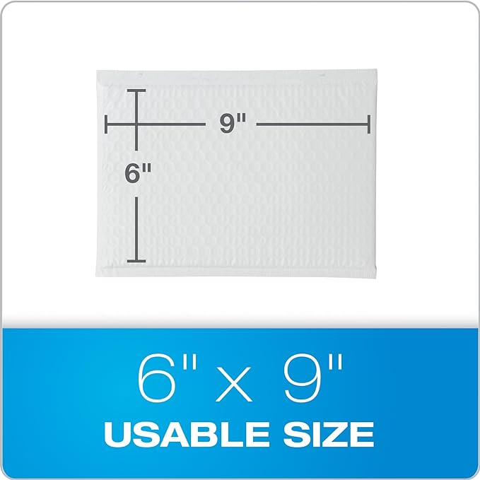 Quality Park Bubble Mailers, 6 x 9 Inch, Padded Envelopes, Shipping Envelopes - Image 6