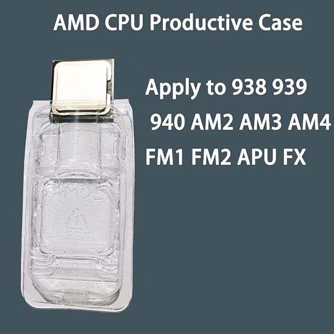10pcs AMD CPU Protective Thicken Plastic Clamshell Case Trays Suitable - Image 4