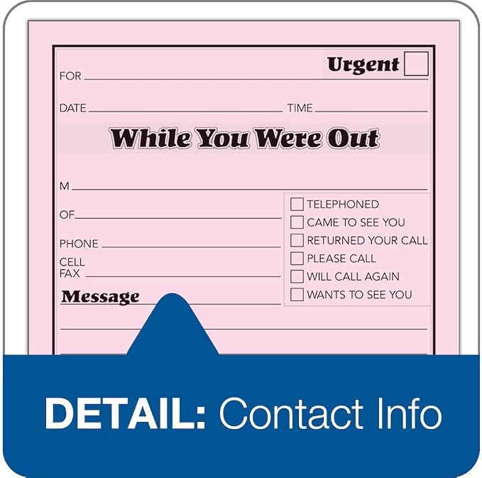 TOPS While You Were Out One-Sided Note Pads, 4.25 x 5.5 Inches, 50 Sheets per - Image 4