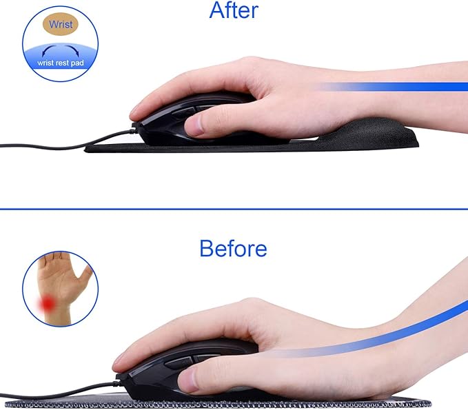 JIKIOU Ergonomic Mouse Pad - Image 3