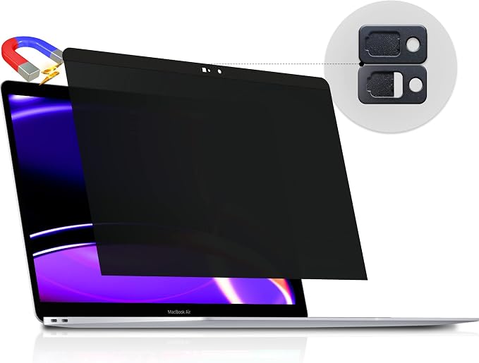 Peslv Magnetic Privacy Screen for MacBook Pro 15 Inch, Removable Anti Blue by peslv